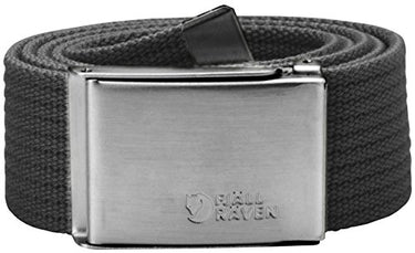 Fjällräven Gürtel Canvas Belt, Grau (Dark Grey 030), Einheitsgröße im Sale